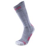 Шкарпетки UYN Lady Ski Touring Socks - срібло/фуксія - 39/40