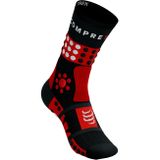Шкарпетки Compressport Hiking Socks - black/ red/ white