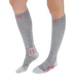 Шкарпетки UYN Lady Ski Touring Socks - срібло/фуксія - 39/40