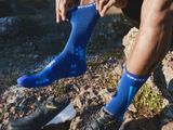 Шкарпетки Compressport Pro Racing Socks v4.0 Trail - sodalite/fluo blue - T2