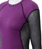 Термобілизна Brynje Ws Wool Thermo Shirt - чорний/фіолетовий - XL