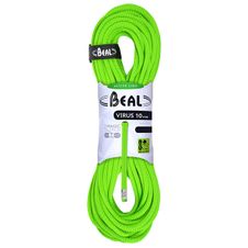 Мотузка Beal Вірус 10мм 60м - суцільний зелений