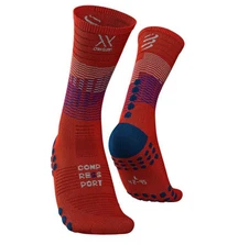 Шкарпетки Compressport Шкарпетки середньої компресії - літнє оновлення 2019 криваво/помаранчеві - T4