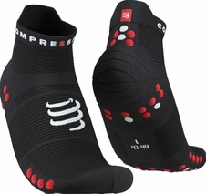Шкарпетки Compressport Pro Racing Socks v4.0 Ultralight Run Low - чорний/червоний - T2