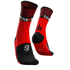 Шкарпетки Compressport Pro Racing Socks Winter trail - червоний/чорний - T1
